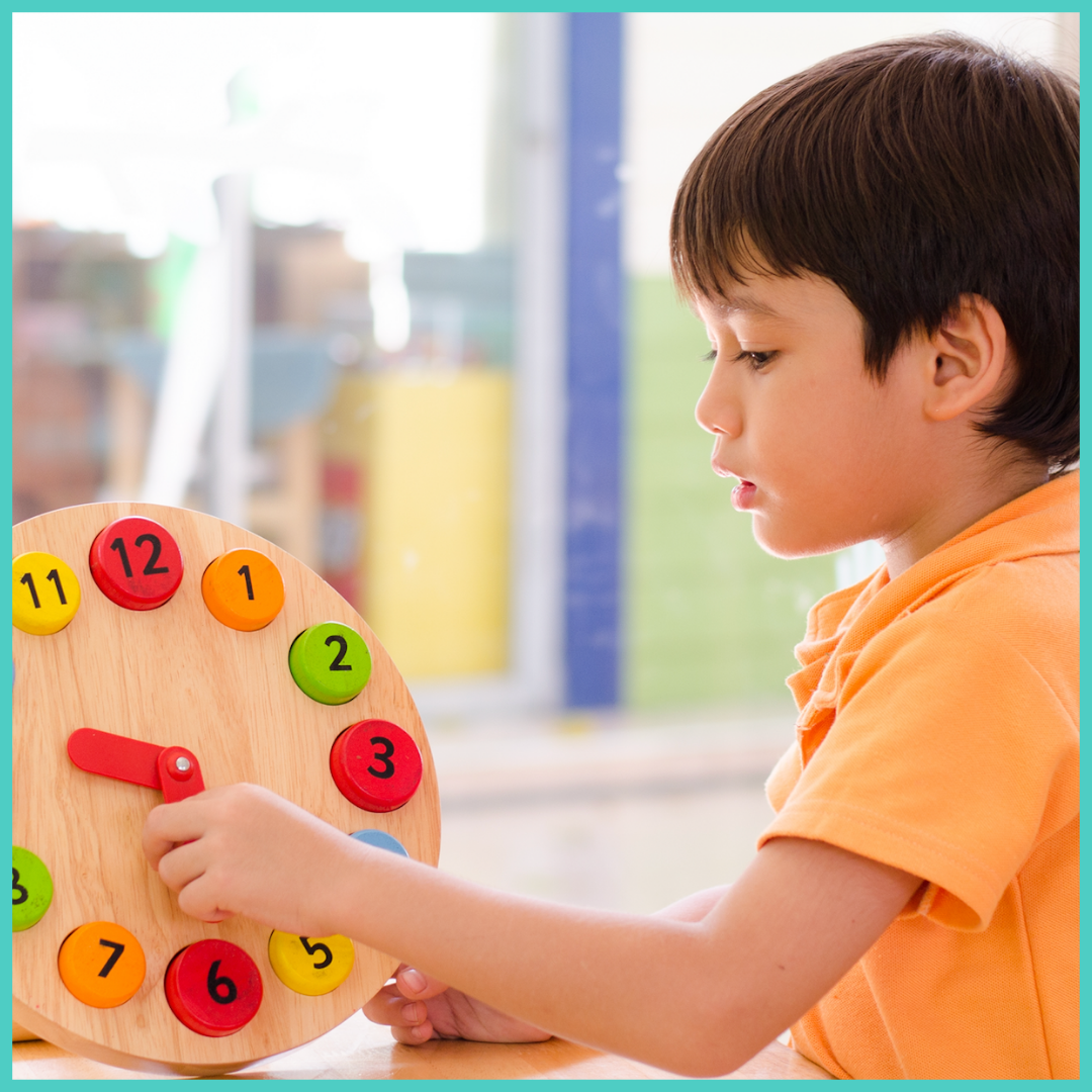 Child engaged in learning activities from boutique educational consulting firm